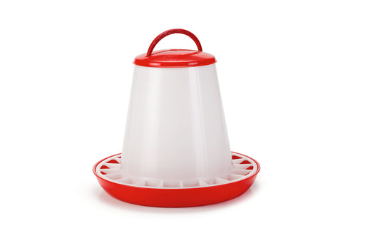 PLASTIC VOERSILO+DEKSEL RD WIT 6KG