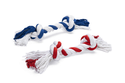 BZ FLOSSYTOY RD/BLW ASS 2KNOP,400G