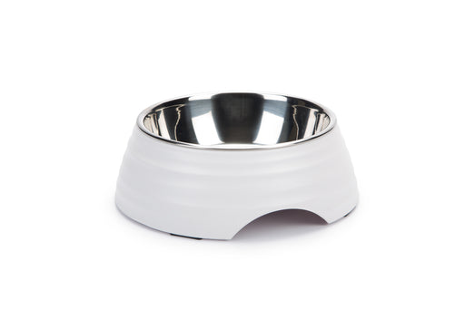 BZ MELA EETBAK HOND RIMPU WIT 17,5
