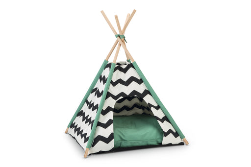BZ TIPI TENT KIONI ZWT/WIT 50X50X70