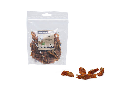 BZ GEDROOGDE VISJES MET KIP 200G