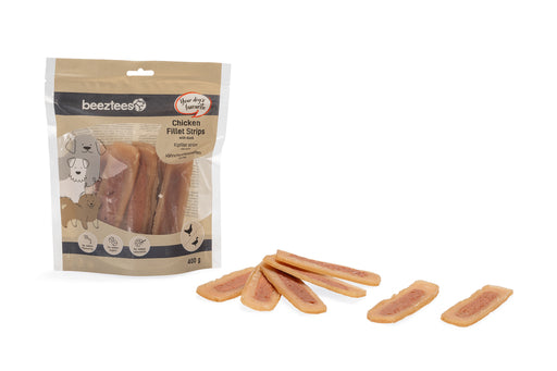 BZ KIPFILET STRIPS MET EEND 400G