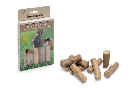 BZ KNAAG/KONIJN KOFFIEHOUT STICKS 10ST