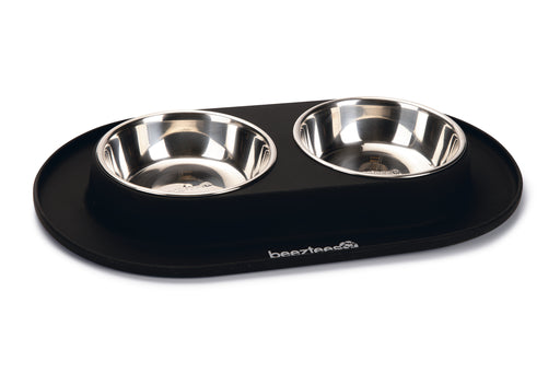 BZ DINERSET 2x350ML E-STAHL-SILIK SCHW