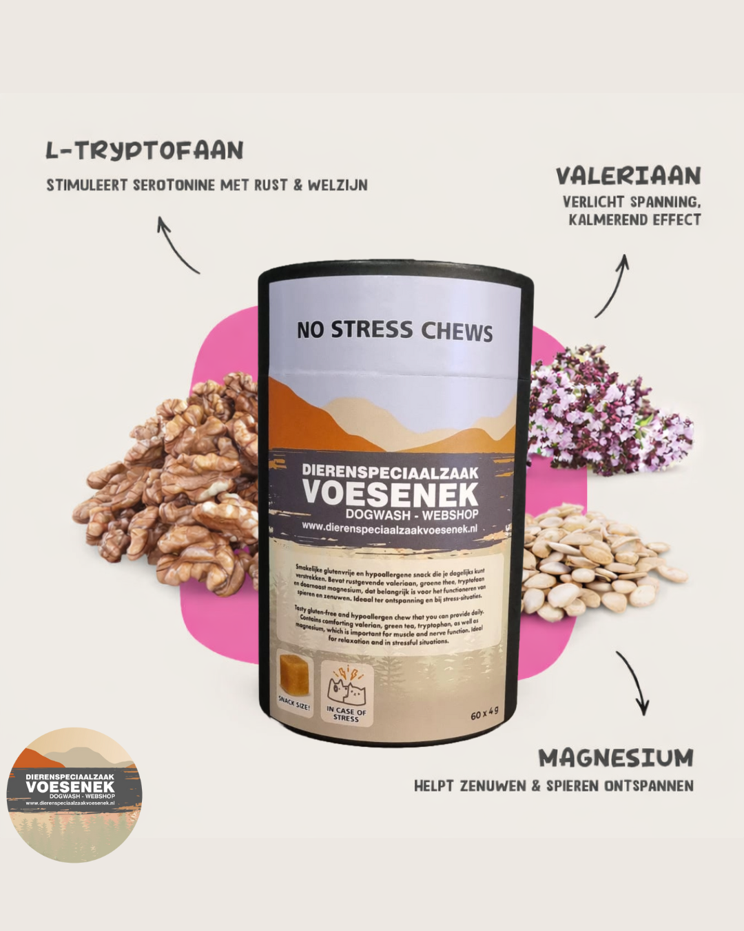 Dierenspeciaalzaak Voesenek No Stress chews