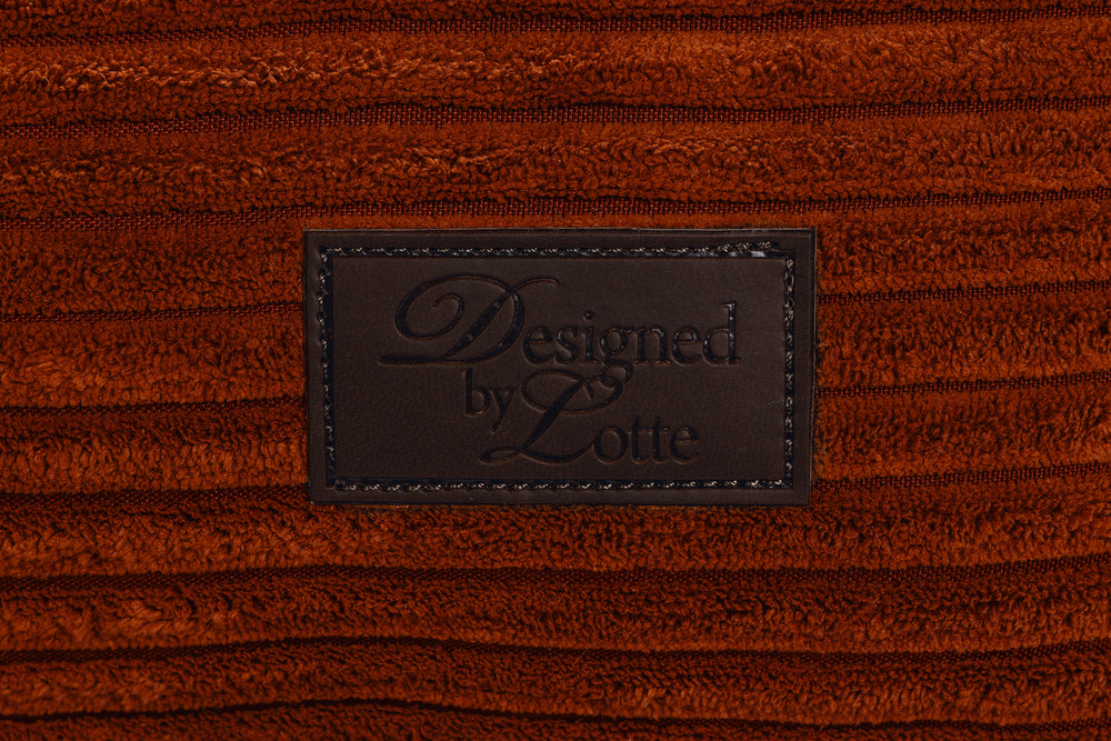 Designed by Lotte Ribbed Hondenkussen Terracotta