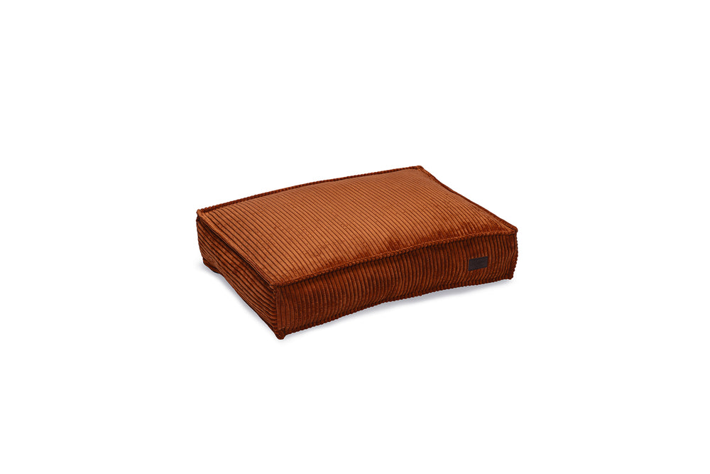 Designed by Lotte Ribbed Hondenkussen Terracotta