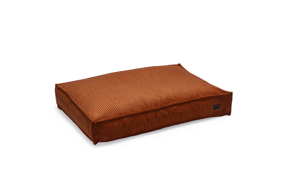 Designed by Lotte Ribbed Hondenkussen Terracotta