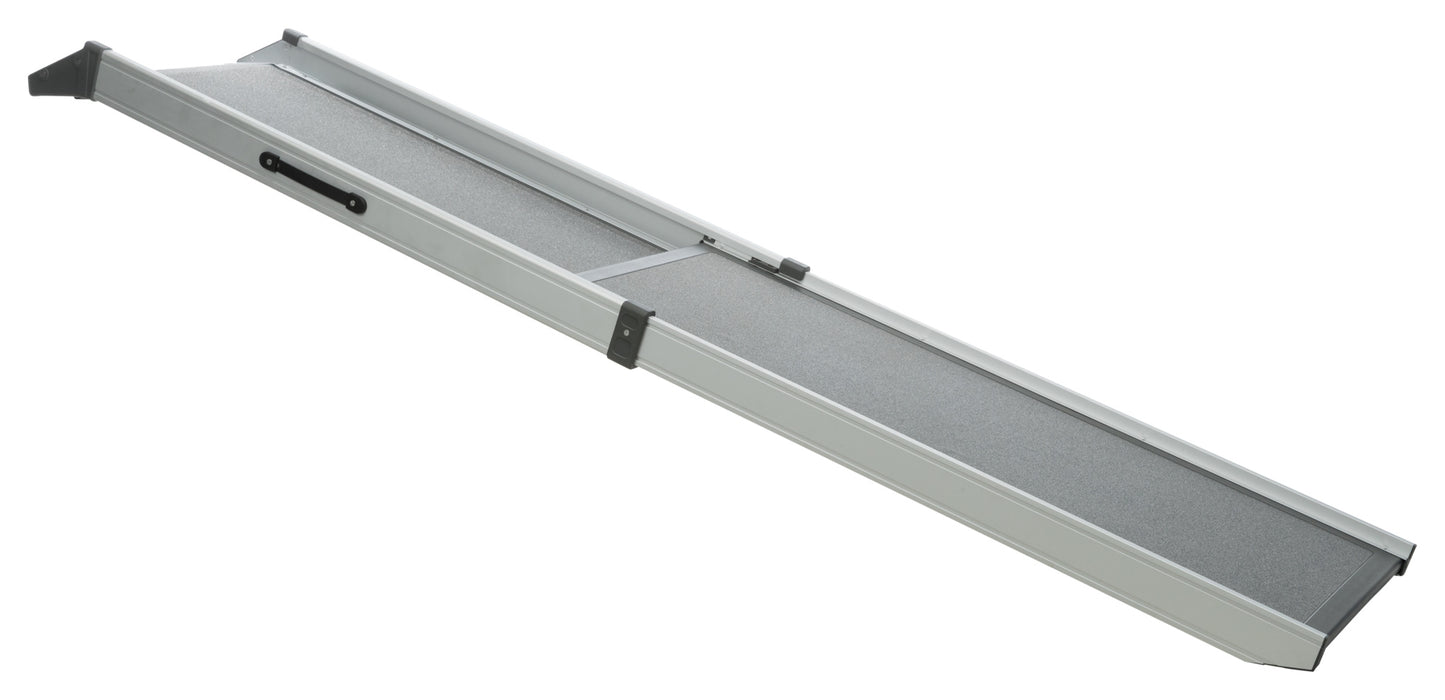 Tweedelige Telescoop-Loopplank, aluminium/schuurpapier