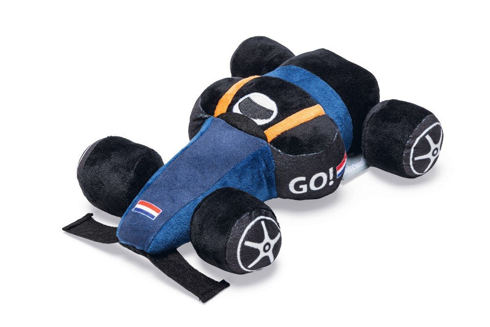 Beeztees Pluche Hondenspeelgoed RACEAUTO GO BLAUW