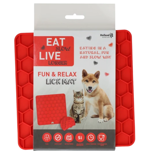 Eat Slow Live Longer Fun & Relax Lick Mat