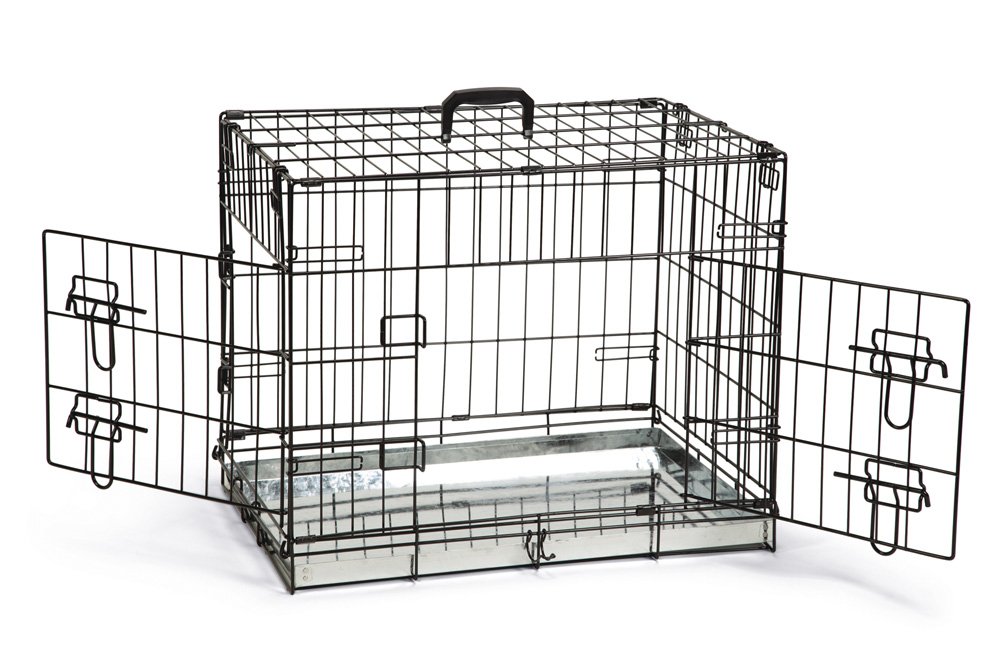Hondenbench Premium 2 Deurs Zwart