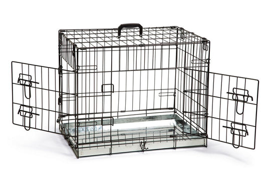 Hondenbench Premium 2 Deurs Zwart