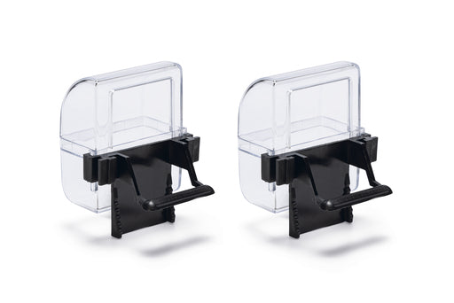 BZ DRINK-EN VOEDERBAK TRANSP ZWT 2X