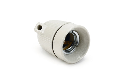 KERAMISCHE FITTING(E27)+OPHANGH WIT