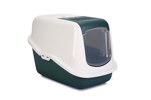 KATTENBAK NESTOR DGRN/WIT 56X39X39