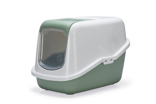 KATTENBAK NESTOR GRN/WIT 56X39X39