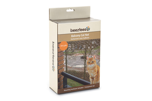 BZ KATTENNET V BALKON TRANSP 6X3M