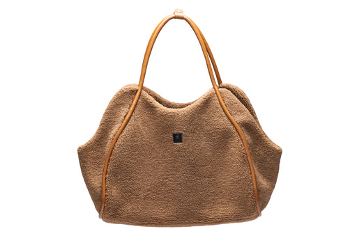 DBL DRAAGTAS TEBBY COGNAC 43X18X35