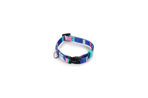 BZ NYL HALSBAND STRIPES 20-30X10