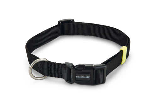 BZ NYLON HALSBAND UNI ZWT 48-70X25