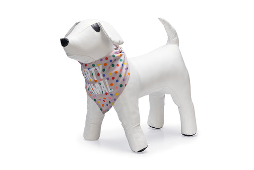 BZ PARTY BANDANA HOND MULTI 18X20