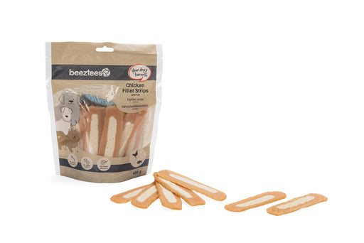 BZ KIPFILET STRIPS MET VIS 400G