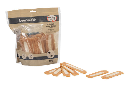 BZ KIPFILET STRIPS MET VIS 900G