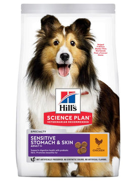 HILL'S SCIENCE PLAN Sensitive Stomach & Skin Medium Adult Hondenvoer met Kip
