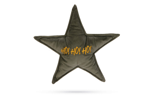 DBL VELVET HSP KERSTSTER GRN