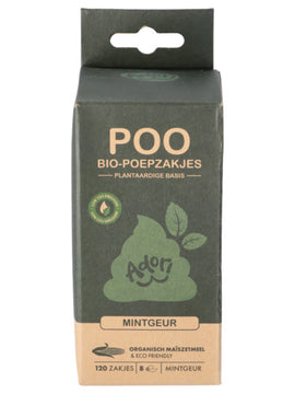 Poo Bio-Poepzakjes 22x32 cm (120 zakjes , 15 per rol)