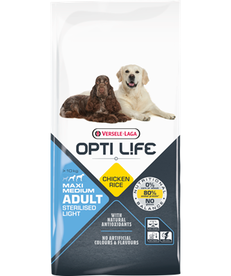 Opti Life Adult Sterilised/Light Medium & Maxi