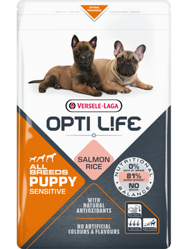 Opti Life Puppy Sensitive Salmon & Rice