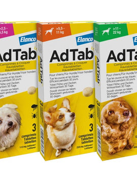 Adtab Kauwtablet tegen vlooien en teken