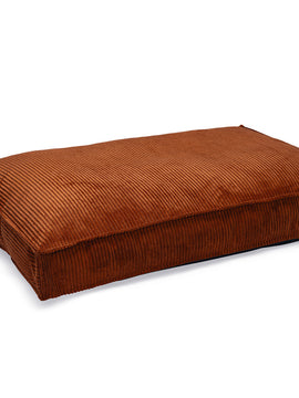 Designed by Lotte Ribbed Hondenkussen Terracotta