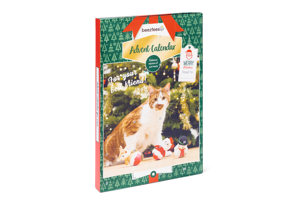 Beeztees Kerst Adventskalender Purr - Kattensnack - 24 st.