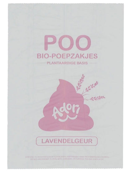 Poo Bio-Poepzakjes 22x32 cm (120 zakjes , 15 per rol)