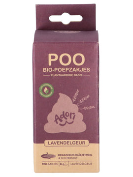Poo Bio-Poepzakjes 22x32 cm (120 zakjes , 15 per rol)
