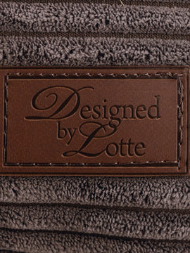 Designed by Lotte Ribbed Hondenmand Bruin