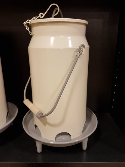 Voersilo metaal Deluxe Creme/Grijs