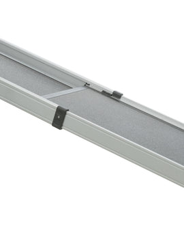 Tweedelige Telescoop-Loopplank, aluminium/schuurpapier