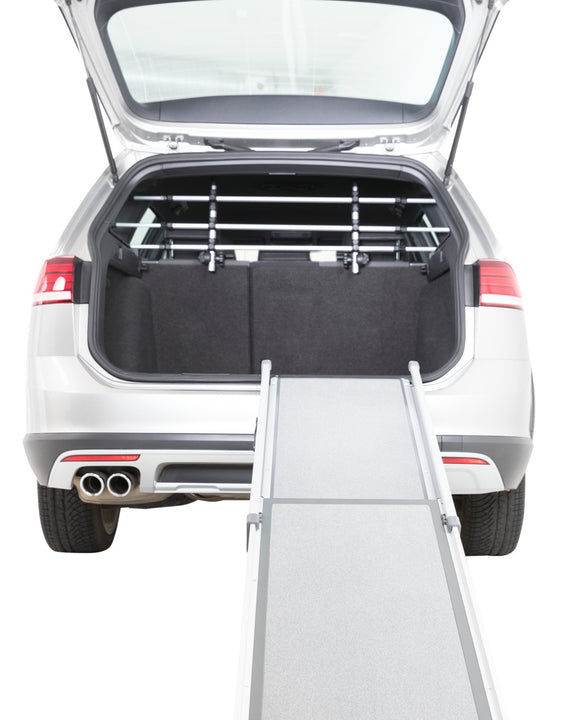 Tweedelige Telescoop-Loopplank, aluminium/schuurpapier
