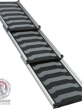 Drievoudige Telescoop-loopplank, aluminium/TPR