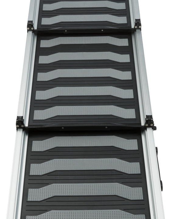 Drievoudige Telescoop-loopplank, aluminium/TPR