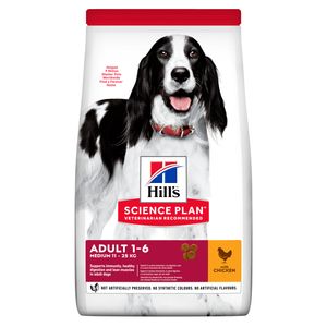 HILL'S SCIENCE PLAN Medium Adult Hondenvoer met Kip