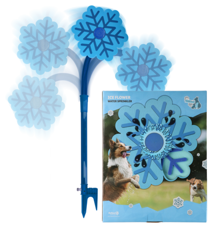 CoolPets Ice Flower Sprinkler / ijs Bloem Sproeier