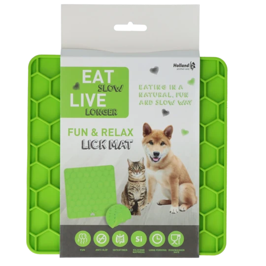 Eat Slow Live Longer Fun & Relax Lick Mat