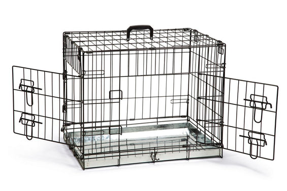 Hondenbench Premium 2 Deurs Zwart